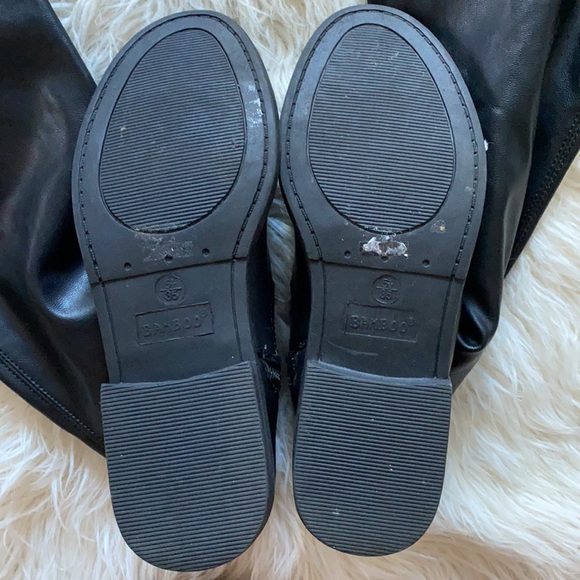 THIGH HIGH LEATHER BOOTS - Picture 3 of 5